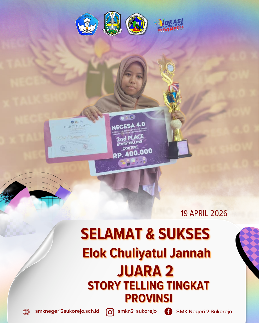 Rekap Prestasi Siswa SMKN 2 Sukorejo